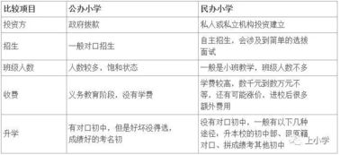 对口公办小学不好 来看看公办vs民办小学对比分析