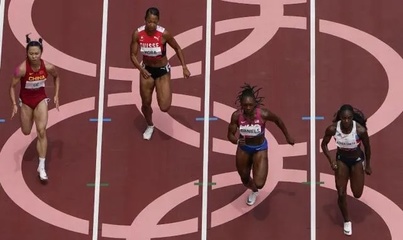 哪吒头百米女飞人创造中国奥运田径史,上海本科生“曼棋”真的快,专业真对口